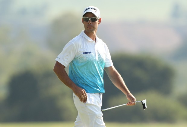 EIKENHOF, SOUTH AFRICA - FEBRUARY 28:  Jaco van Zyl during day 4 of the Eye of Africa PGA Championship at the Eye of Africa Golf & Residential Estate on February 28, 2016 in Eikenhof, South Africa. EDITOR'S NOTE: For free editorial use. Not available for sale. No commercial usage. (Photo by Luke Walker/Sunshine Tour/Gallo Images)